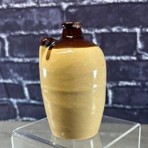 Vintage Small Two Tone Stoneware Ceramic Jug
